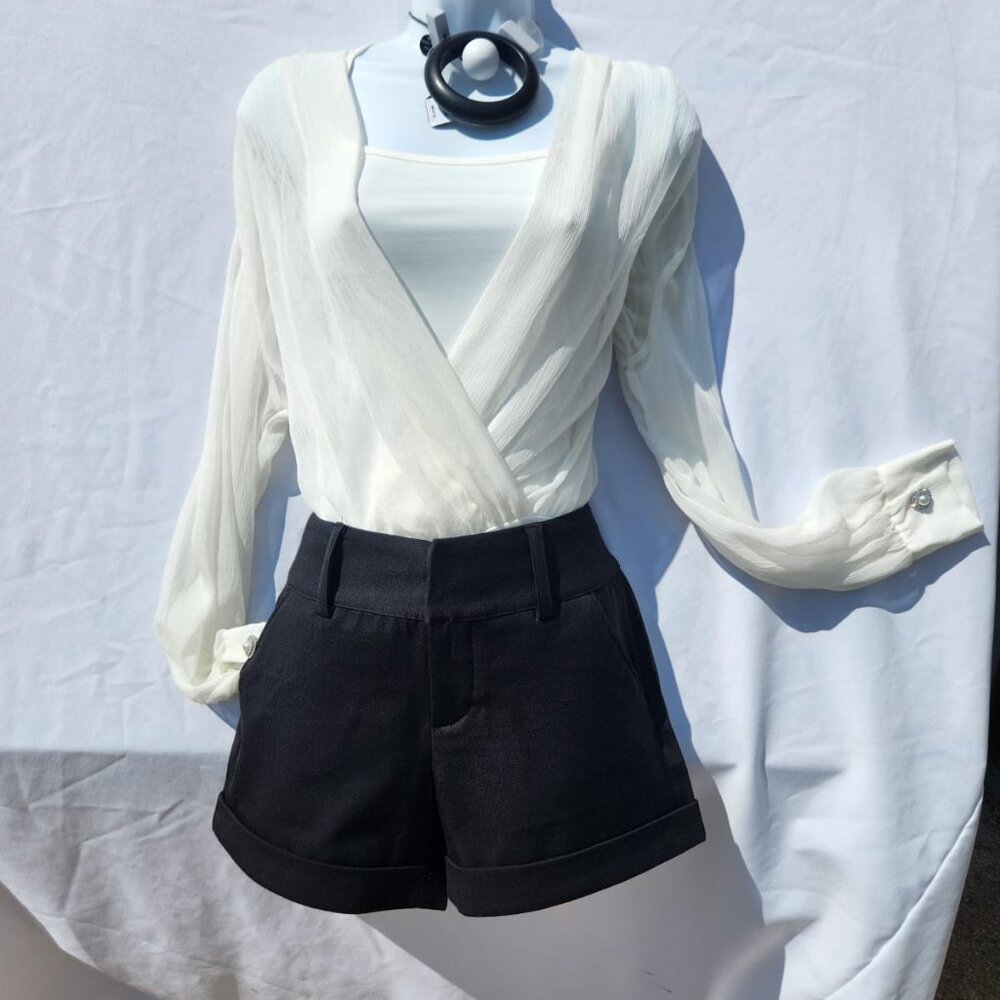 Womens body suit top and short